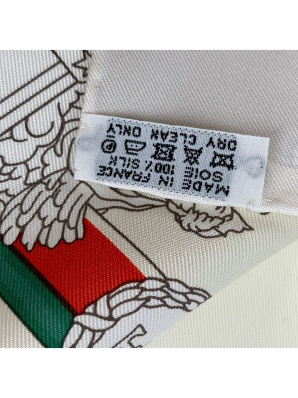 Hermes Carre 90 Vue du Carrosse de la Galere la Reale Queen's Coronation White - Picture 7 of 7